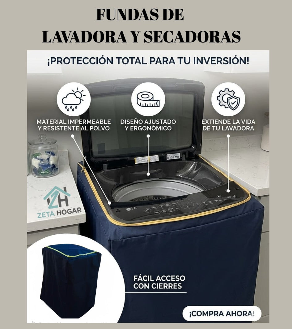 Funda Universal Para Lavadora Carga Superior 16-20 Kg